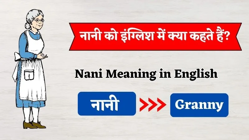Nani Meaning in English